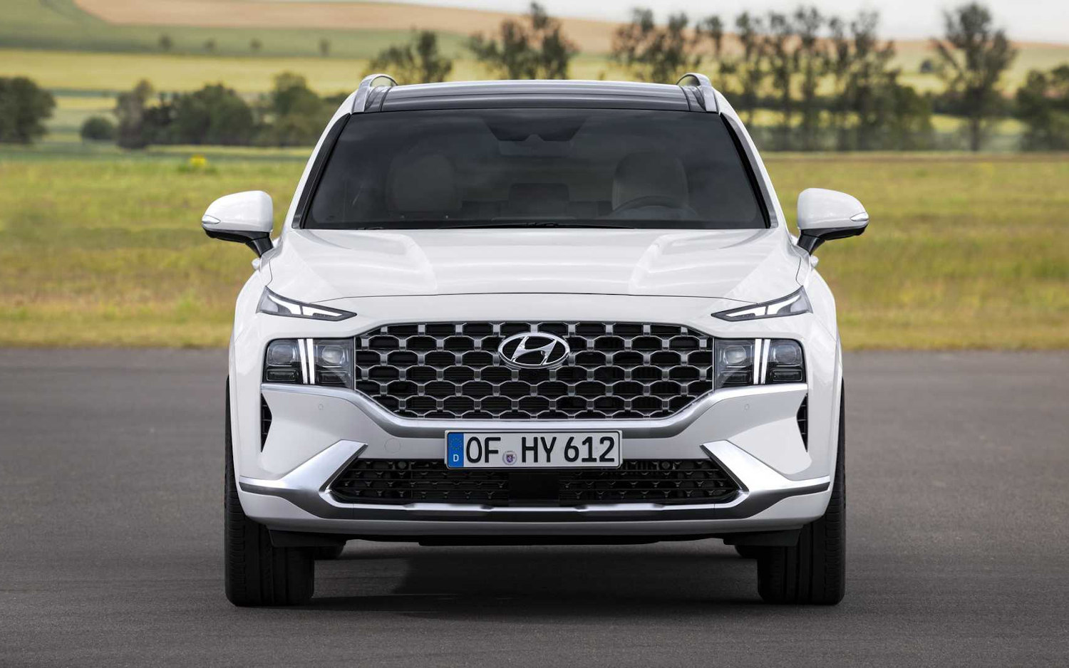 Hyundai Santa Fe Hybrid 2021 Suv Drive